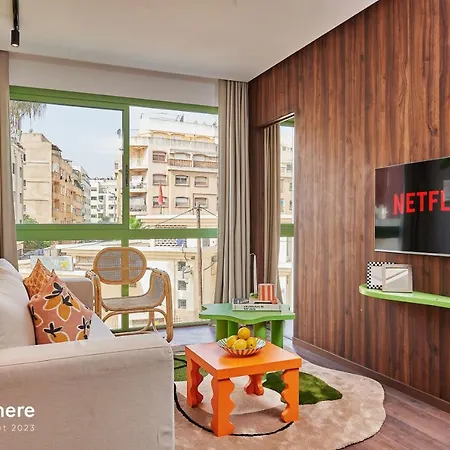 Stayhere Casablanca - Cil - Vibrant Residence Buitenkant foto